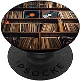Vinyl Record Player Vinyl Collector Retro Music Lover PopSockets Adhesive PopGrip