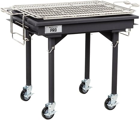 Backyard Pro 30 Heavy Duty Steel Charcoal Grill With Removable
