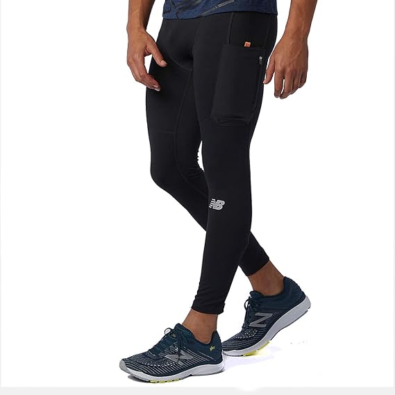 Amazon.com : New Balance Men's Impact Run Heat Tight, Black, Large : Clothing