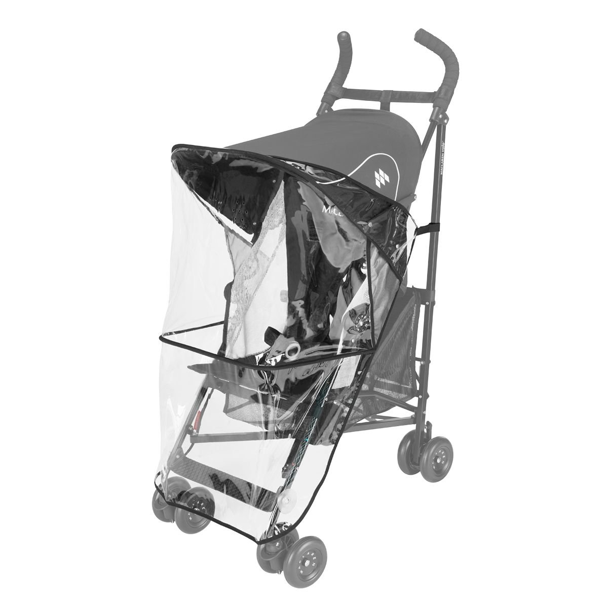 Dreambaby L201 Parapioggia Trasparente Per Passeggino – Protezione Universale Da Vento E Pioggia