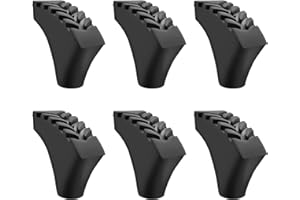 Inscool 6Pcs Replacement Cane Tips - Walking Sticks Accessories, Fit Most Trekking & Hiking Poles