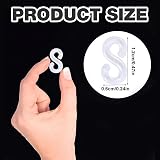 Siqian Loom Bands S Clips 240Pcs Clear Rubber Band Connectors Refill Kit view 2