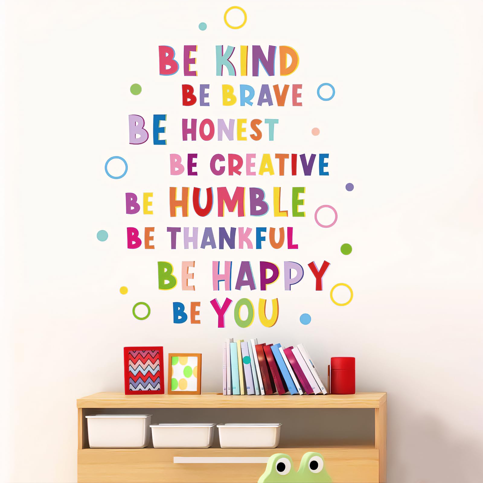 PMELCXD Colorful Inspirational Lettering Quote Wall Decal,Colorful Inspirational Wall Decal Motivational Phrases Sticker, 3 Pack Kids Wall Stickers, Inspirational Wall Decal,Alphabet Stickers