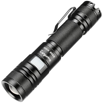 Supfire Taschenlampe Taktische CREE LED Wasserfester Zoombar Fackel Super Hell 950 Lumen Handlampe mit 18650 Batterie Enthalt
