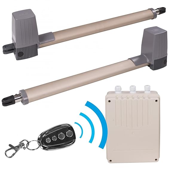 Rotfuchs Flügeltorantrieb Torantrieb Toröffner Doppelflügeltorantrieb Set 600 kg mit Fernbedienung