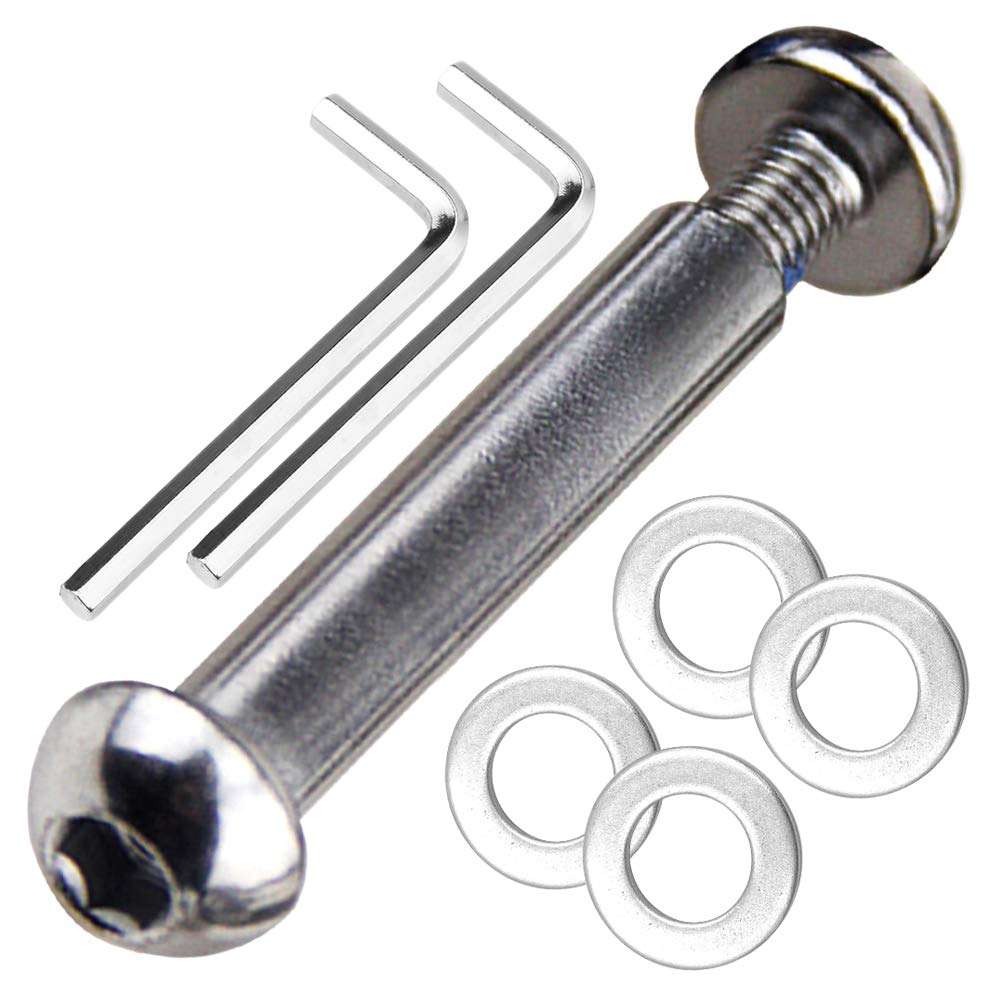 OTFAITP M8 8mm x 28mm-86mm Scooter Front Rear Axle Bolt 8.8 Grade Carbon Steel for Stunt Scooter Dash Teen/Adult Kick Scooter-800+lb Capacity