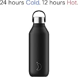 Chilly's Series 2 Bottle Stainless Steel 350ml Abyss Black Double Wall Vacuum view 4