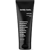 Boldly Basic Fragrance Free Lotion - Travel Size Moisturizer (2.5 oz) | For Dry and Sensitive Skin - Non Greasy - Unscented - Dermatologist Tested - No Sulfates, Parabens or Gluten - Hypoallergenic