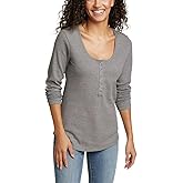 Eddie Bauer Womens Eddie Bauer Thermal Snap Henley