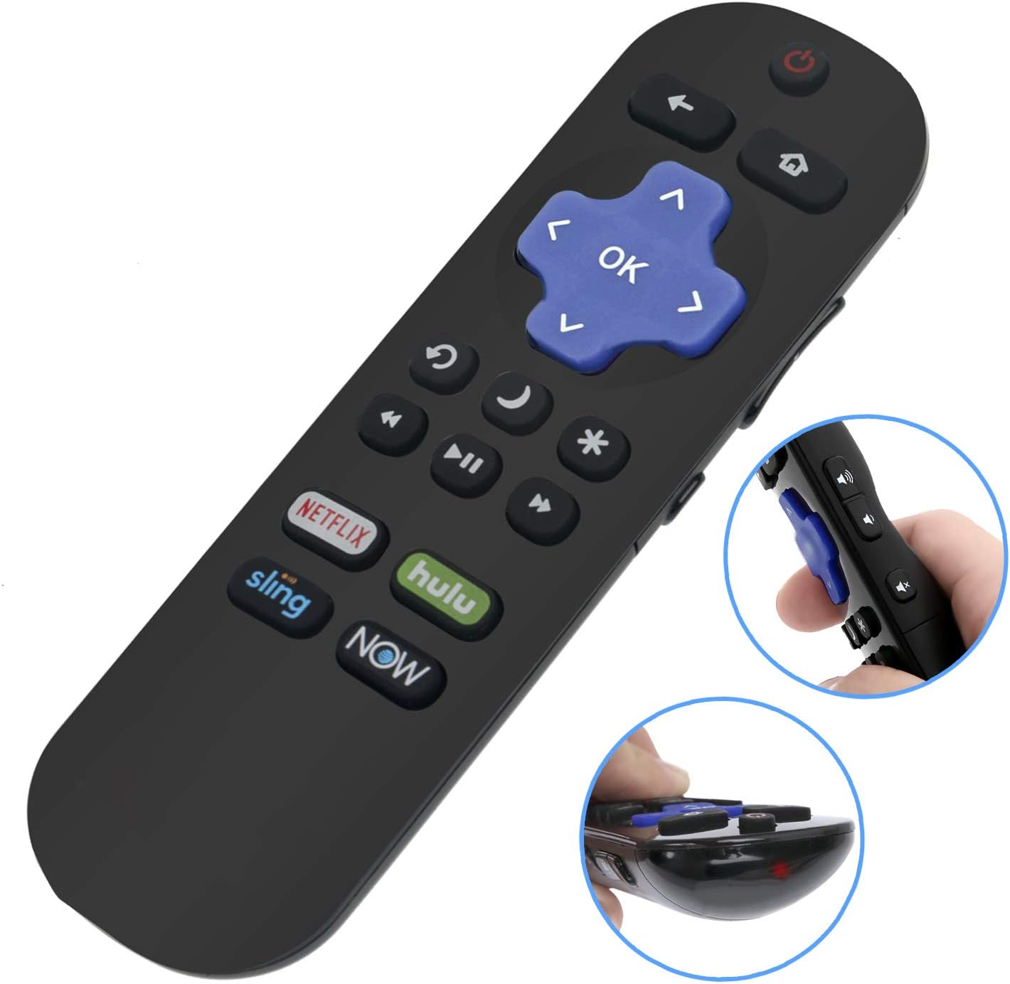 Remote Controls Electronics New Remote Control fit for Sharp Roku Smart