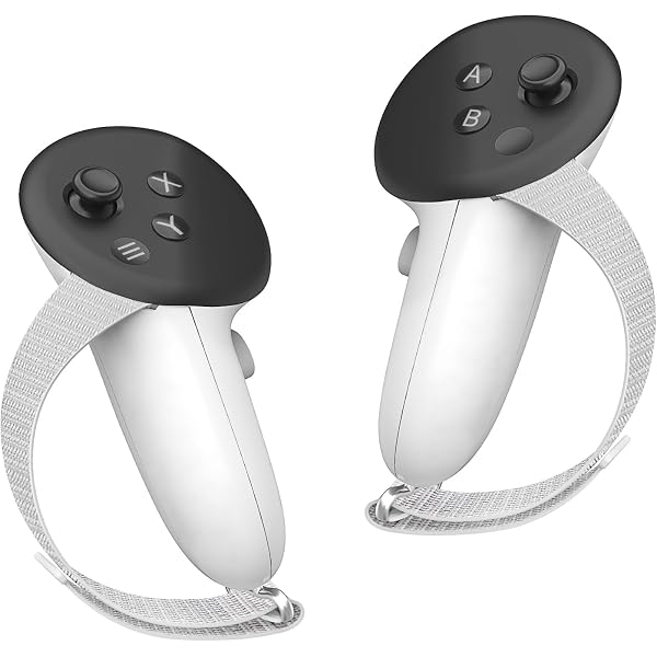 thumbnail interactive-video image 1 of VR Controller Grips Compatible With Oculus/Meta Quest 3S Quest 3 Accessories Non Slip Handle Cover Hand Strap Battery Opening Cover Not Charging Dock 1 of 1