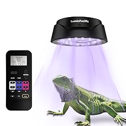 LuminPacific LED Reptiles Light with Remote, UVA