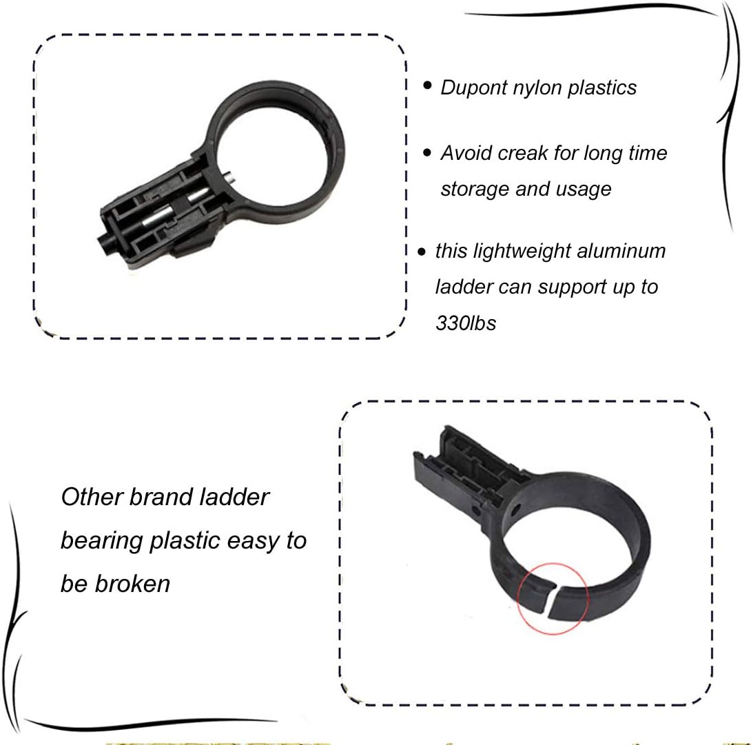 Handvoll Telescoping Ladder 15.5ft Aluminum Extension Folding Ladder, Portable Heavy Duty Multi-Purpose Telescopic Ladder with Slip-Proof Feet …: Kitchen & Dining