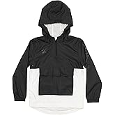 Umbro Boy's Youth (8-18) Woven 1/4 Zip Pullover Performance Hooded Jacket, Color Options
