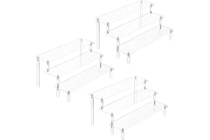 Famyards Acrylic Display Risers 3 Pack, Perfume Stand Organizer 3 Tiered Cupcake Stand Clear Acrylic Display Stands Shelf Risers for Amiibo Funko POP Figures Food Desserts Holder Collection Cosmetic