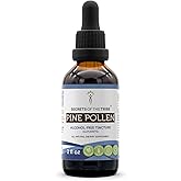 Secrets of the Tribe Pine Pollen Tincture Alcohol-Free Extract, Wildcrafted Pine Pollen (Scots Pine, Pinus sylvestris) Dried Pollen (2 FL OZ)