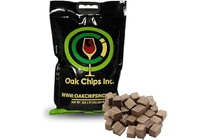 Oak Chips Inc. French Oak Cubes for Brewing - Medium Toast - 2 lbs - Perfect for Aging Wines, Spirits, Beer, and More!