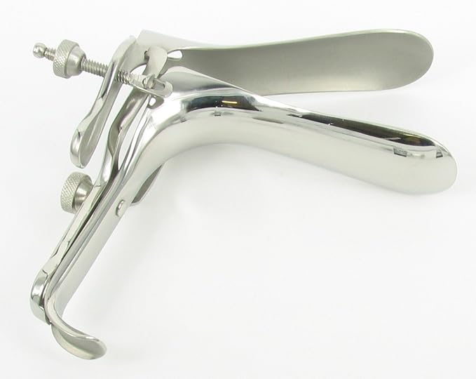 Graves Vaginal Speculum Espátula de acero inoxidable autoclavable, 3