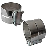 4" Lap Joint Exhaust Band Clamp - Stainless Steel