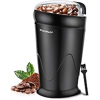 Aigostar Electric Coffee Grinder with Stainless Steel Blades, 12 Cups Capacity, Coffee Grinder for Spices Nuts Grains…