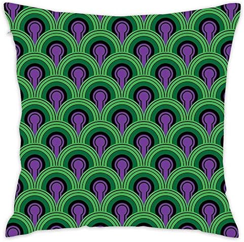 Wbsdfken Don't Go in Room 237 - The Shining Inspired Overlook Hotel Vintage Carpet Pattern Cotton Linen Square Throw Pillow Case Decorative Cushion Cover Pillowcase Sofa (1818 inch)