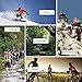 YUEDGE Women's Outdoor Hiking Socks Moisture Wicking Cotton Cushioned Crew Athletic Socks Padded Boot Socks For Women Size 6-9, Mulitcolor, 5 Pairs