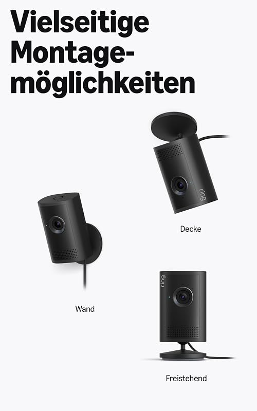 Innenkamera Plus (Indoor Camera Plus, neueste Generation), für dein Zuhause oder Unternehmen, Sicherheitskamera mit Netzstecker, Retinal 2K, 4x-Zoom, manuelle Objektivabdeckung