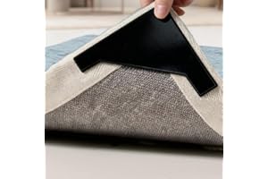 GORILLA GRIP Extra Wide Dual Sided Rug Gripper Pads for Carpet and Hardwood Floors, No Damage Removable and Reusable Corner G