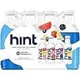 Hint Water White Variety, 3 Bottles Each of: Watermelon, Blackberry, Blueberry Lemon, and Strawberry Lemon. Flavored Water With Zero Calories, Zero Sugar, and Zero Sweeteners, 16 Fl Oz (Pack of 12)