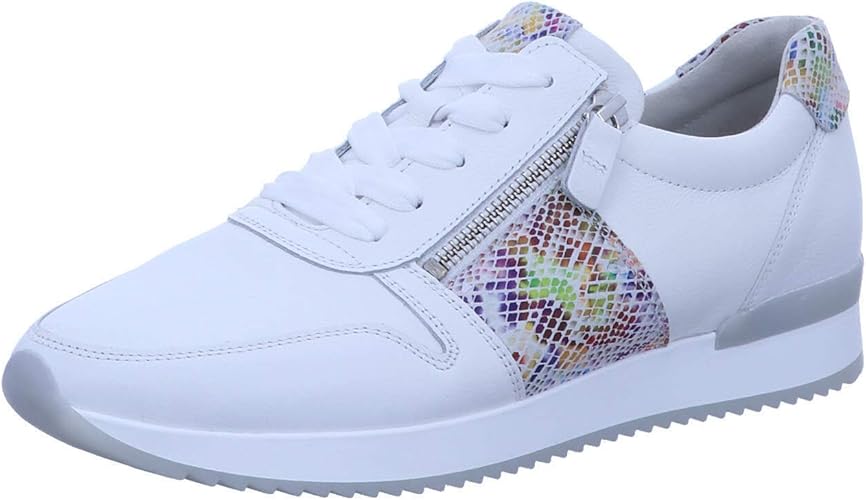 gabor white leather trainers