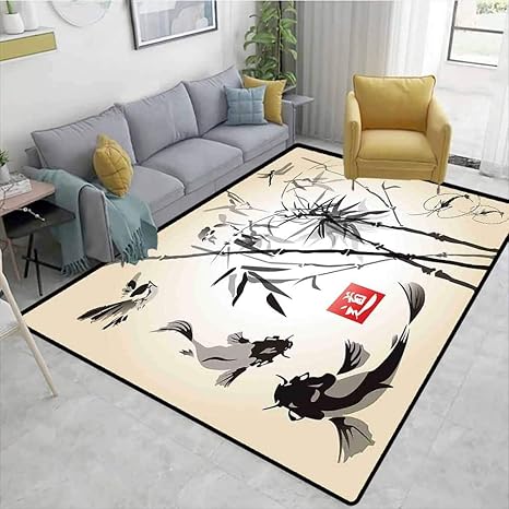 Amazon Bigdatastore ベビーモロッコエリアラグ 女の子の部屋用 ぬいぐるみ ハーフトーン効果 花 チェック柄 色あせた背景 ヴィンテージ おしゃれ 高級 リビングダイニングルーム 2 Feet By 6 Feet ラグ カーペット オンライン通販