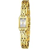 JIANDUN Vintage Petite Rectangular Womens Bracelet Watch, Adjustable Strap, Lady Watch Waterproof Design