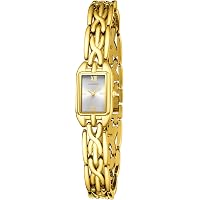 Vintage Petite Rectangular Women Bracelet Watch Adjustable Strap Lady Watch Vintage Calfskin Watch Strap Rectangular Small Dial Quartz  main image 2