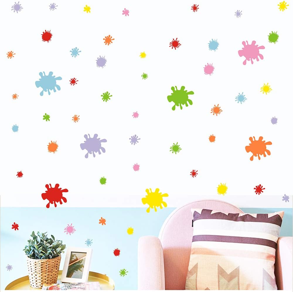 Easma Inspirational Quotes Wall Decals (Splatter Decals)