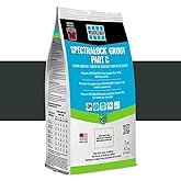 LATICRETE SPECTRALOCK&reg; PRO Premium Epoxy Grout Part C Color Powder &ndash; Pigmented Filler for Tile Stone &amp; Glass &ndash; Durable Stain-Resistant for Floors Showers &amp; Backsplashes &ndash; 9 LB Midnight Black