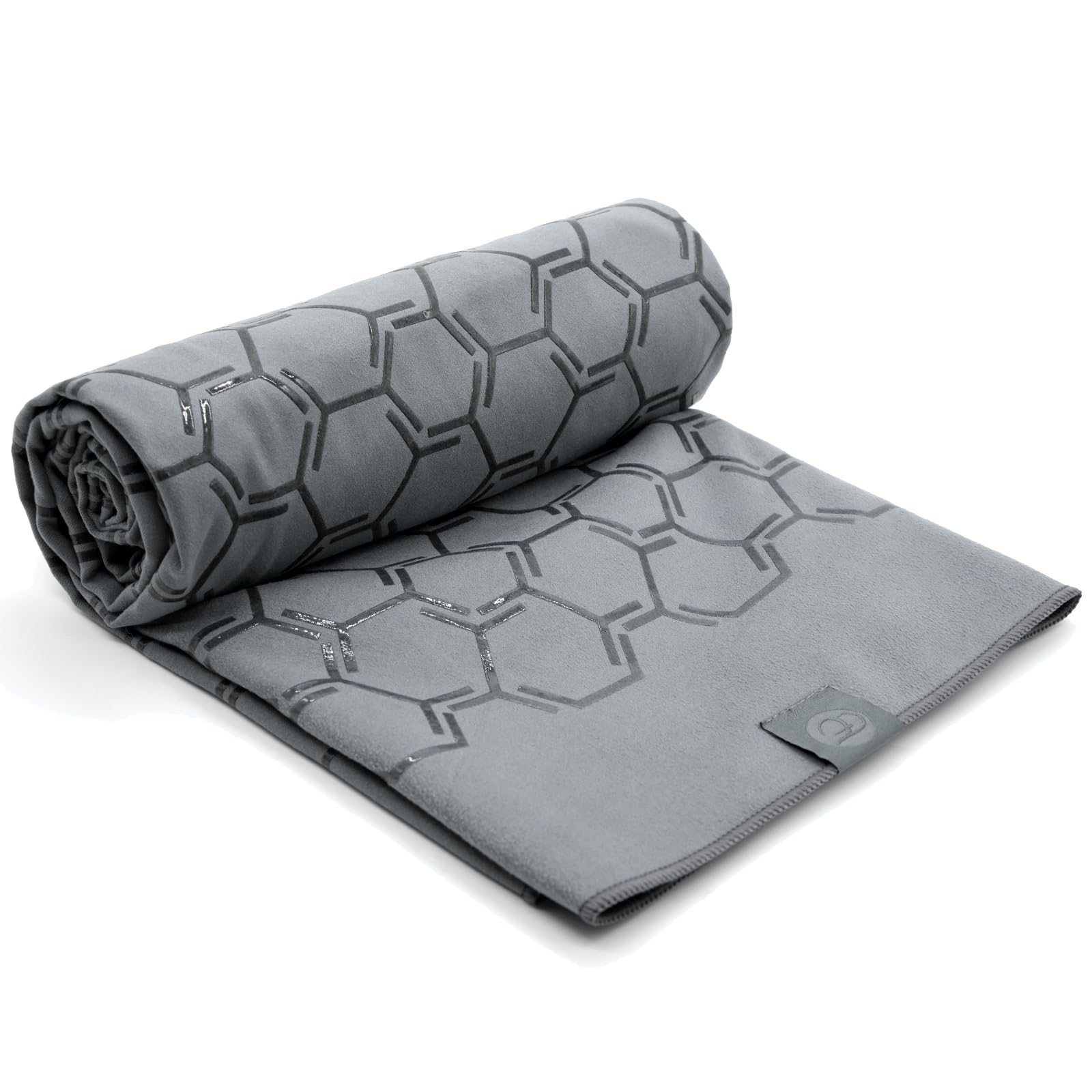 Photo 1 of Eunzel Yoga Towel for Hot Yoga,Non-Slip Double Sided Silicone Grip Towel Absorbent Microfiber Towel for Hot Yoga, Vinyasa and Power 26.5"x72", Grey