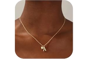 JIAOGE Christmas Gifts for Teens Girls Kids - Gold/Silver Heart Initial Necklaces for Women Girls Jewelry Dainty Gold Letter Heart Pendant Birthday Gift for Women Teen Girl Gifts Trendy Stuff