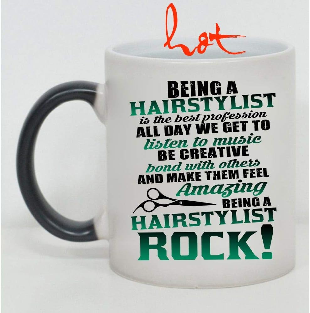 Amazon Com Being A Hairstylist Rock Mug Amazing Hair Stylist Cup