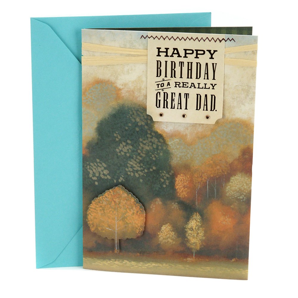 Hallmark Birthday Greeting Card to Father (Autumn Landscape)