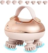 arboleaf Electric Scalp Massager Waterproof Head Massager with 8 Silicone Heads view 1