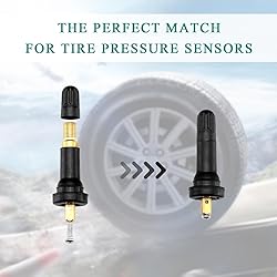 Gasedin 12 PCS TPMS 20008 Tire Valve Stem, Rubber