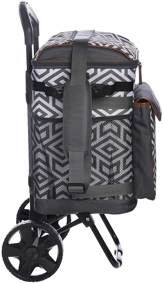 insulated rolling tote