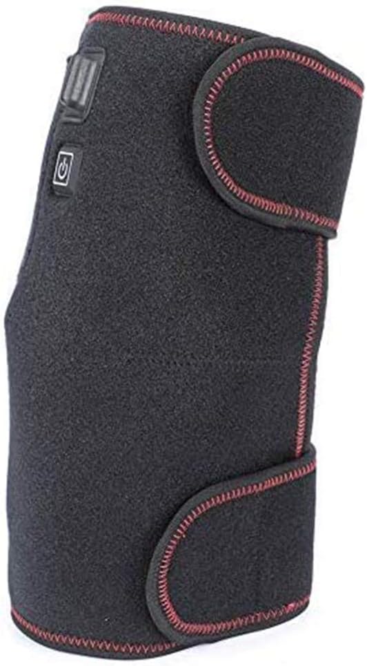 YUXINCAI Massage Heat Knee Pad, Rechargeable Heated Knee Wrap Brace To