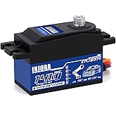 INJORA RC Digital Servo Motor 14 kg Low Profile High Torque Servo for 1/10 1/12 RC Vehicles On-Road Touring Drift Car Helicop