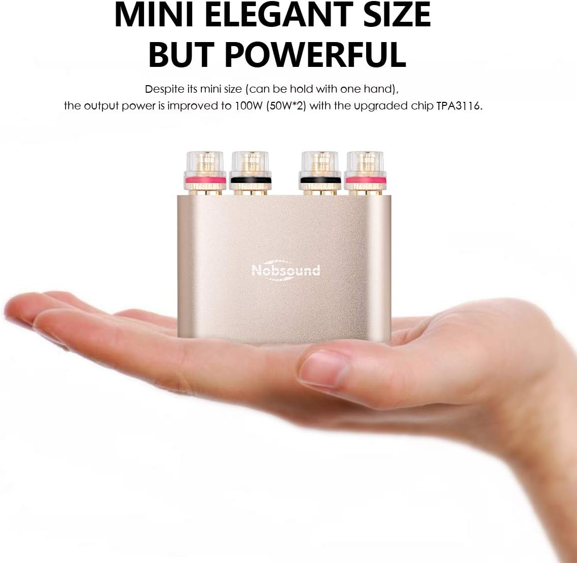 Nobsound NS-10G Pro Mini Bluetooth DSP Digital Power Amplifier