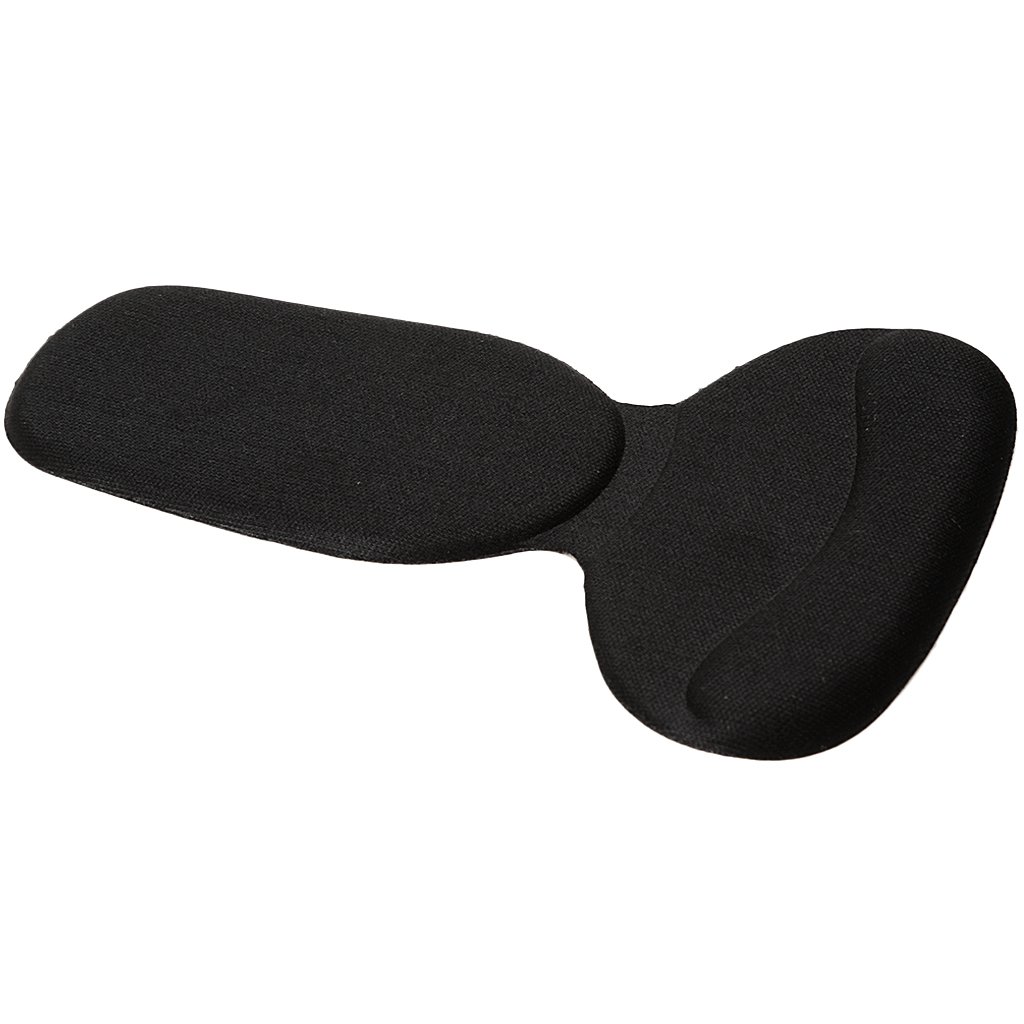 magideal durable t-shape heel cushion high heel shoes insole pads black