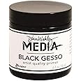 Ranger Dina Wakley Media Gesso 4oz Jar, Black