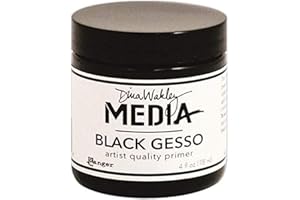 Ranger Dina Wakley Media Gesso, 4-Ounce, Black