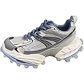 Kpdwfms Men's Colorblock Chunky Platform Sneakers: Lace - Up, Non - Slip, Casual for Walking, Driving & Daily