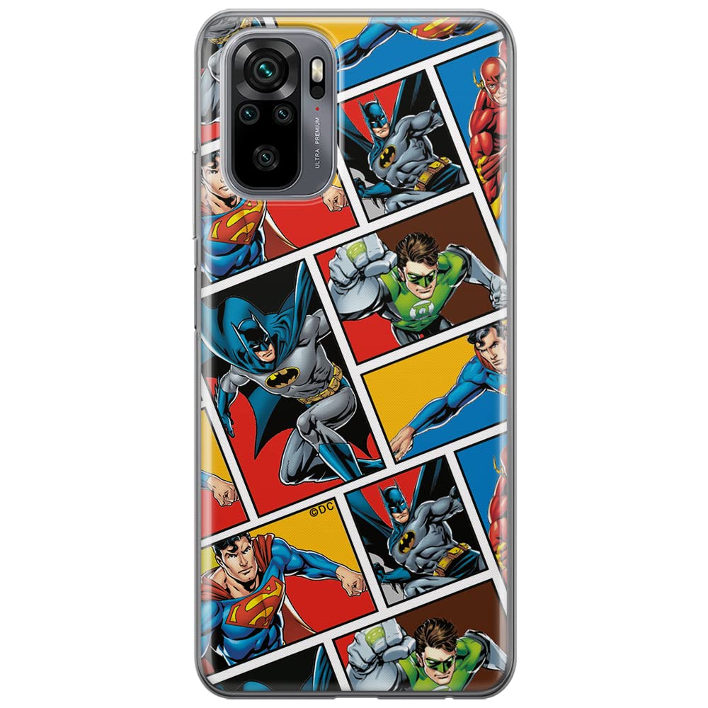 ERT GROUP mobile phone case for Xiaomi REDMI NOTE 10/ 10S original and officially Licensed DC pattern Justice League 001 optimally adapted to the shape of the mobile phone, case made of TPU